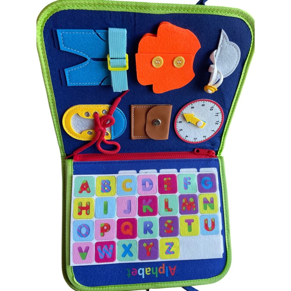 Winblo Toddler Busy Board educational sensory learning… Montessori